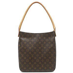 Louis Vuitton Looping Shoulder Bag Monogram Canvas Brown
